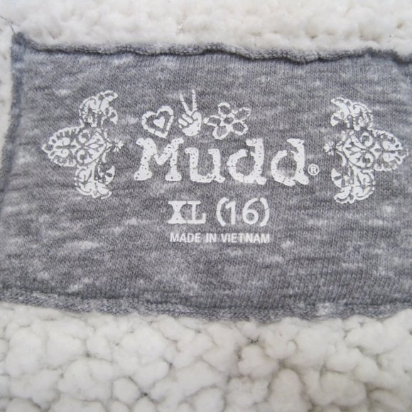 Mudd sherpa and sweatshirt vest sz XL - Picture 3 of 6